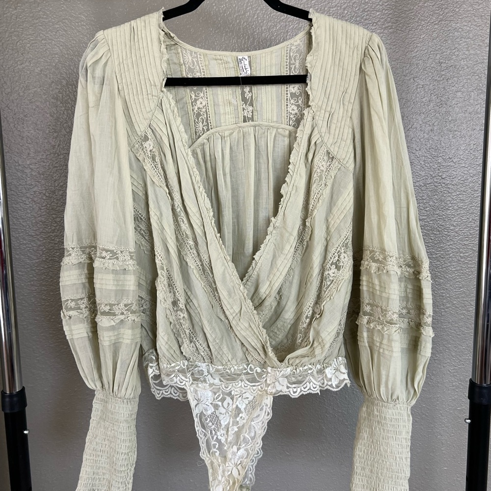 Free People Lace Bodysuit